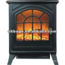 freestanding electric fireplace